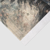 Dark Gothic Angel Decoupage Tissuepapier (Detail)