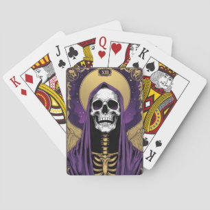 Dark Gothic Death Tarot Kaart Illustratie