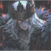Dark Gothic Fantasy Anime Sticker (Voorkant)