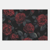 Dark Gothic Floral Decoupage Paper – Romantic Rose (Voorkant 2)