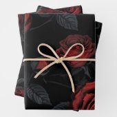 Dark Gothic Floral Decoupage Paper – Romantic Rose (In situ)