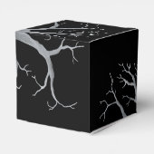 Dark Gothic Forest gepersonaliseerde bruiloft guns Bedankdoosjes (Achterkant)