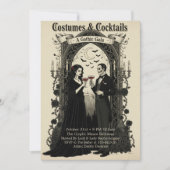 Dark Gothic Gala Costumes & Cocktails Halloween  Kaart (Voorkant)