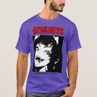Dark Gothic HorrorDemon Meisje Lewd Japans Streetw T-shirt