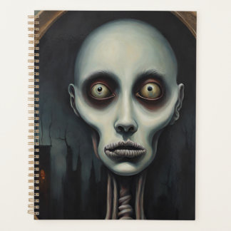 Dark Gothic Portrait Notitieboek – Mysterious Horr