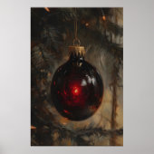 Dark Gothic Soul Ornament Gothic Christmas Tree Poster (Voorkant)
