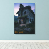 Dark Gothic Twilight Horror  Canvas Afdruk (Insitu (Houten vloer))