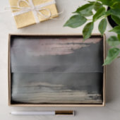 Dark Gothic Woman Portrait Moody Grunge Painterly Tissuepapier (Geschenk)