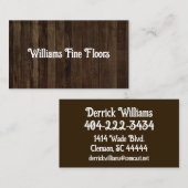 DARK GRAIN BUSINESS CARD VISITEKAARTJE (Voorkant / Achterkant)