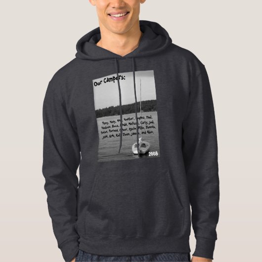 Dark Gray Camp Carter Sweatshirt - Unisex (Voorkant)