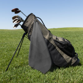 Dark gray gradient geometric mesh pattern golfhanddoek