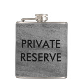 Dark Gray Granite Flask van de particuliere reserv Heupfles (Voorkant)