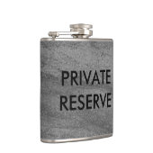 Dark Gray Granite Flask van de particuliere reserv Heupfles (Rechts)