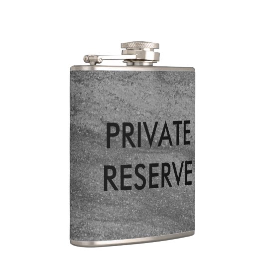 Dark Gray Granite Flask van de particuliere reserv Heupfles (Rechts)