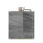 Dark Gray Granite Flask van de particuliere reserv Heupfles (Achterkant)