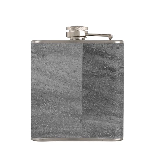 Dark Gray Granite Flask van de particuliere reserv Heupfles (Achterkant)