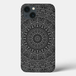 Dark Gray Oerwoud Mandala Case-Mate iPhone Case
