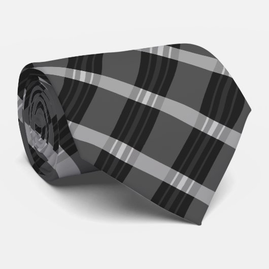 Dark Gray Play Stropdas (Opgerold)