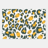 Dark Green and Gold Football Playbook Patterns Inpakpapier Vel (Voorkant 2)