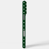 Dark Green and White Polka Dot Pattern Case-Mate iPhone Case (Achterkant / Rechts)