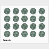 Dark Green Argyle Homemade Label (Vel)