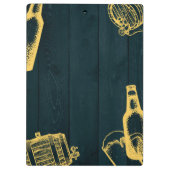 Dark Green Brewery Theme personaliseren Klembord (Achterkant)
