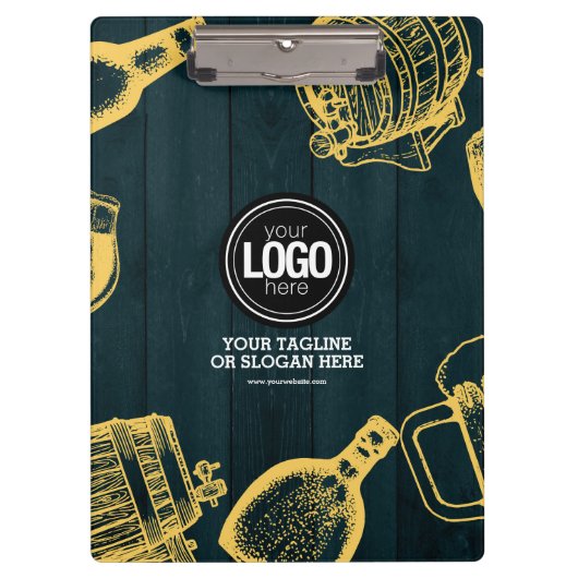 Dark Green Brewery Theme personaliseren Klembord (Voorkant)