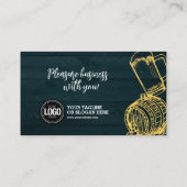 Dark Green Brewery Theme personaliseren Kortingskaartje (Achterkant)