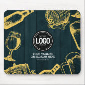 Dark Green Brewery Theme personaliseren Muismat (Voorkant)