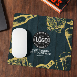 Dark Green Brewery Theme personaliseren Muismat