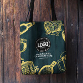 Dark Green Brewery Theme personaliseren Tote Bag