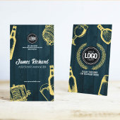 Dark Green Brewery Theme personaliseren Visitekaartje