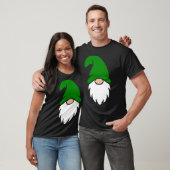 Dark Green Christmas Gnome T-shirt (Unisex)