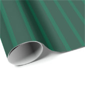 Dark Green Christmas - Stripe Nostalgia Cadeaupapier (Rol Hoek)