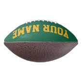 DARK GREEN EN GOLD Custom Football (Gedraaid 90)