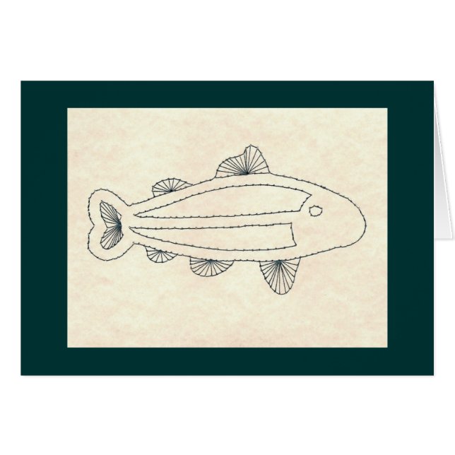 DARK GREEN FISH (Voorkant Horizontaal)