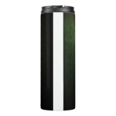 DARK GREEN INTRICATE IRISH CELTIC SHAMROCKS THERMOSBEKER (Achterkant)