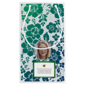 dark green lace in elegant antique style klein cadeauzakje (Achterkant)