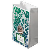 dark green lace in elegant antique style klein cadeauzakje (Achterkant Gekanteld)