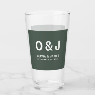Dark Green Moss minimalistische moderne Scandi b Glas