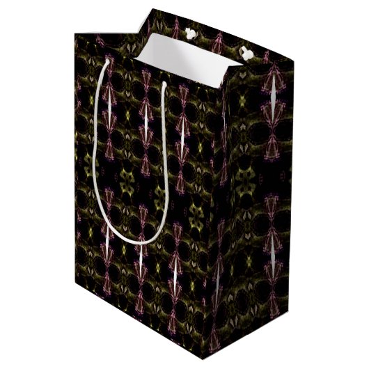 dark green, purple anytime Gift Bag Medium Cadeauzakje (Achterkant Gekanteld)