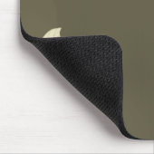 Dark Green Simple Mouse Pad Muismat (Hoek)