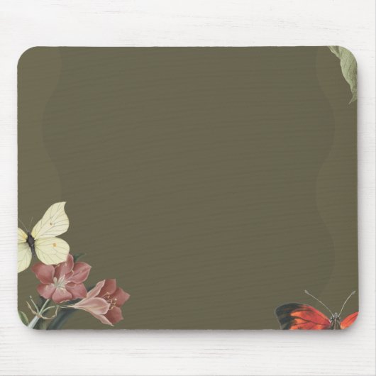 Dark Green Simple Mouse Pad Muismat (Voorkant)