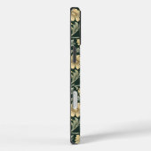 Dark green stylized yellow flowers  pattern  Case-Mate iPhone case (Achterkant / Rechts)