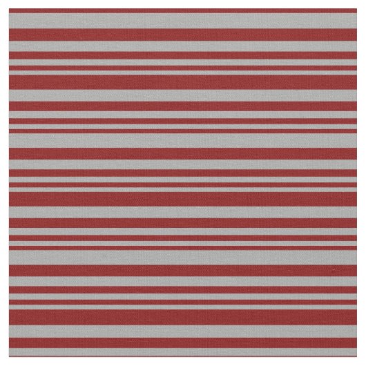 Dark Grey and Maroon Stripes Pattern Stof (Close Up)