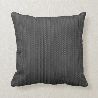 Dark Grey Fabric Pillow Kussen