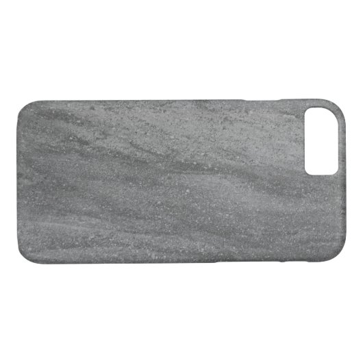 Dark Grey Granite iPhone 7 Hoesje (Achterkant (Horizontaal))