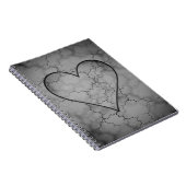Dark Grey Marble Notitieboek (Rechterzijde)