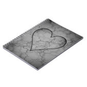 Dark Grey Marble Notitieboek (Linkerzijde)
