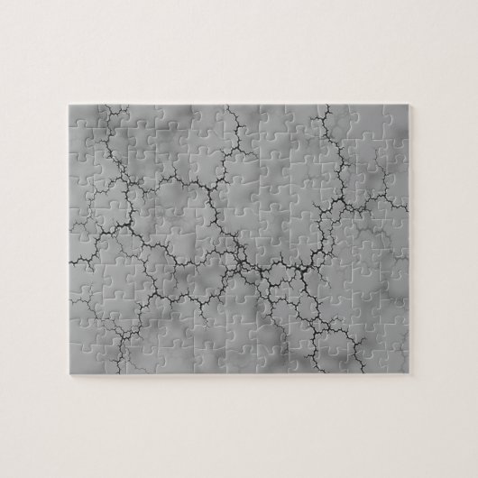 Dark Grey Marble Pattern Legpuzzel (Horizontaal)
